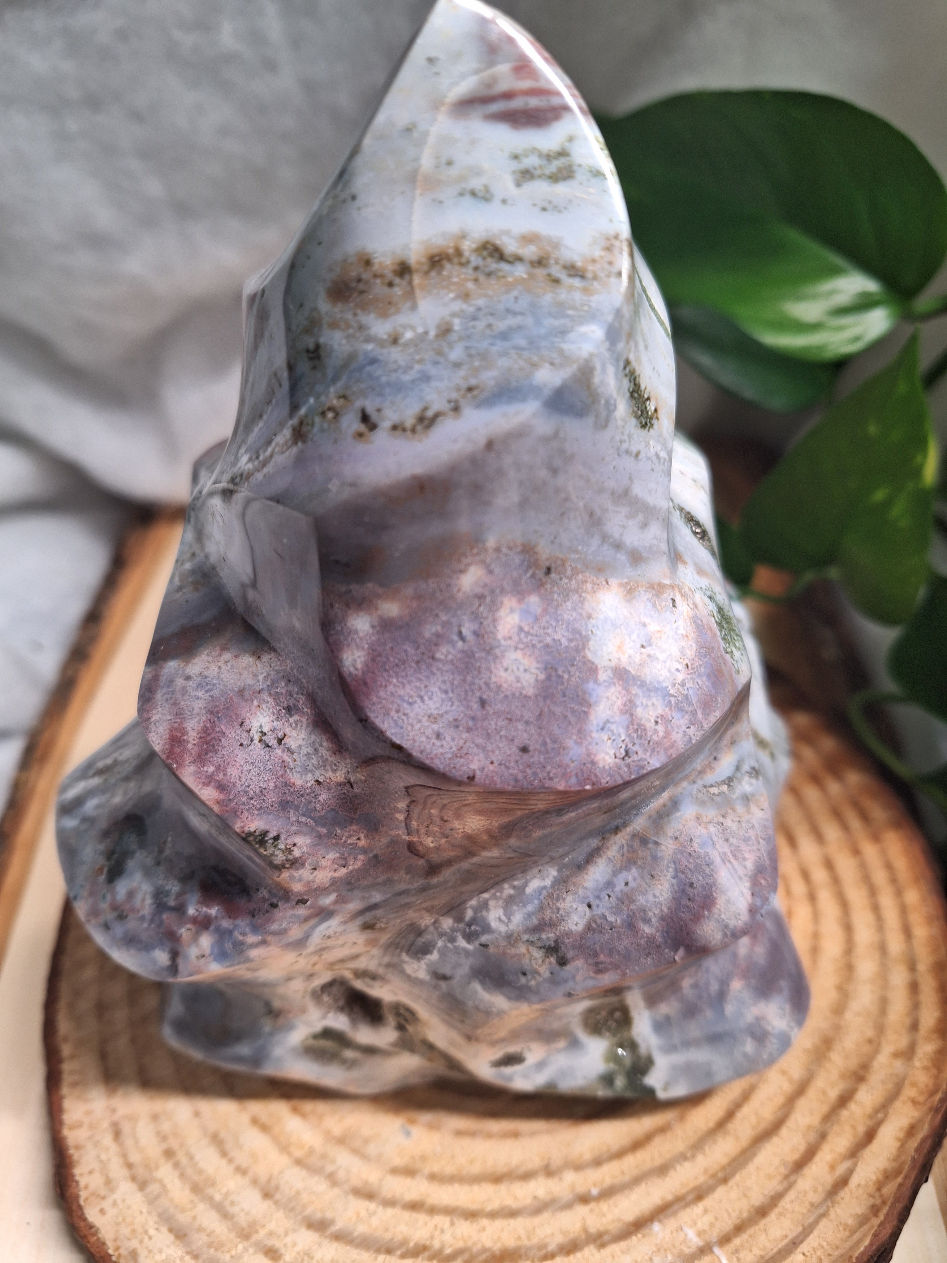Ocean Jasper & Green Moss Agate Freeform Specimen – 2,544g